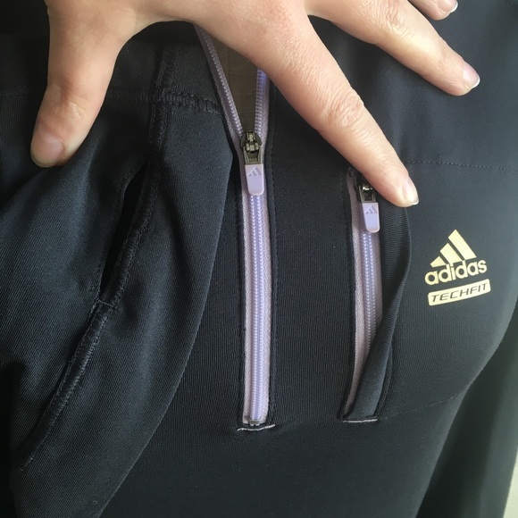 Adidas Techfit Climalite Long-Sleeved Hoodie - Picture 6 of 8